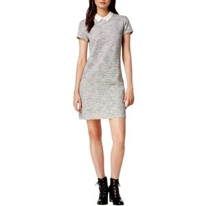 NWT Maison Jules Quilted Collared Mini Dress